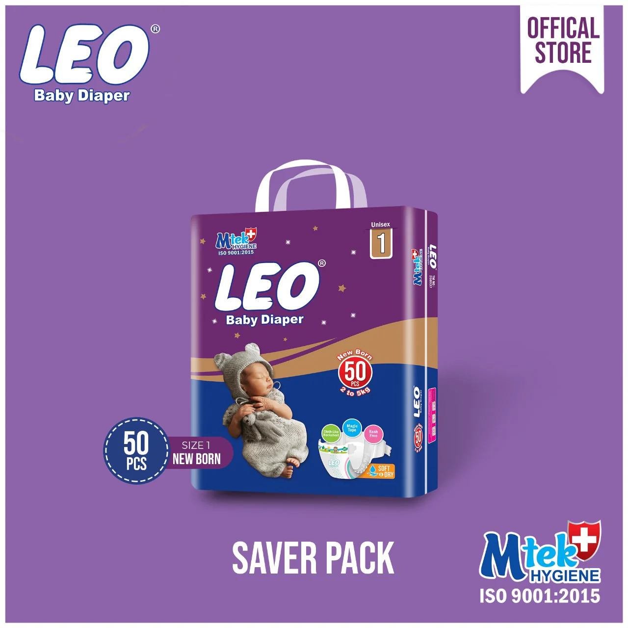 Leo Diapers Loose xxl 1's