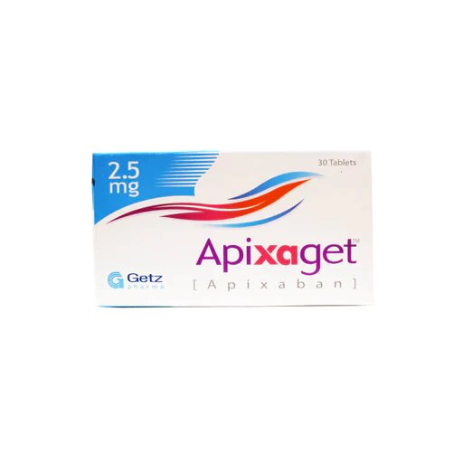 Apixaget 2.5mg Tab 30's