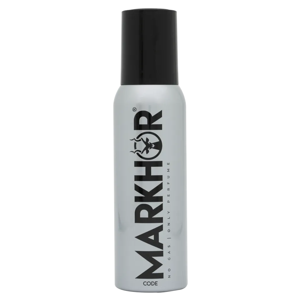 MARKHOR BODY SPRAY CODE SILVER 120ML