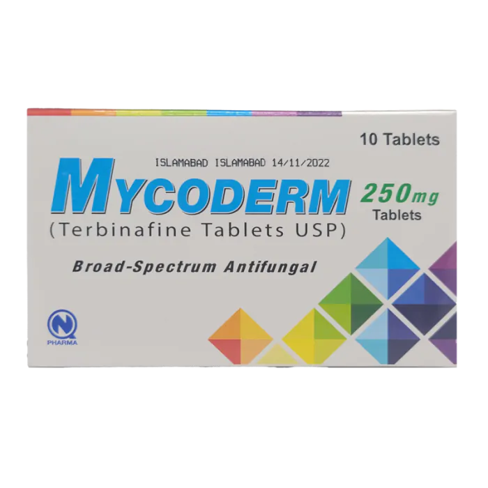 Mycoderm  250mg Tab 10's