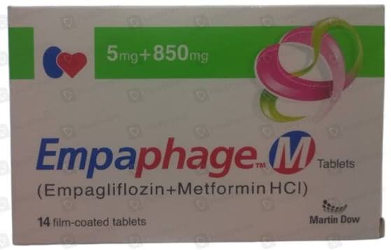 Empaphage M 5mg+850mg 14s