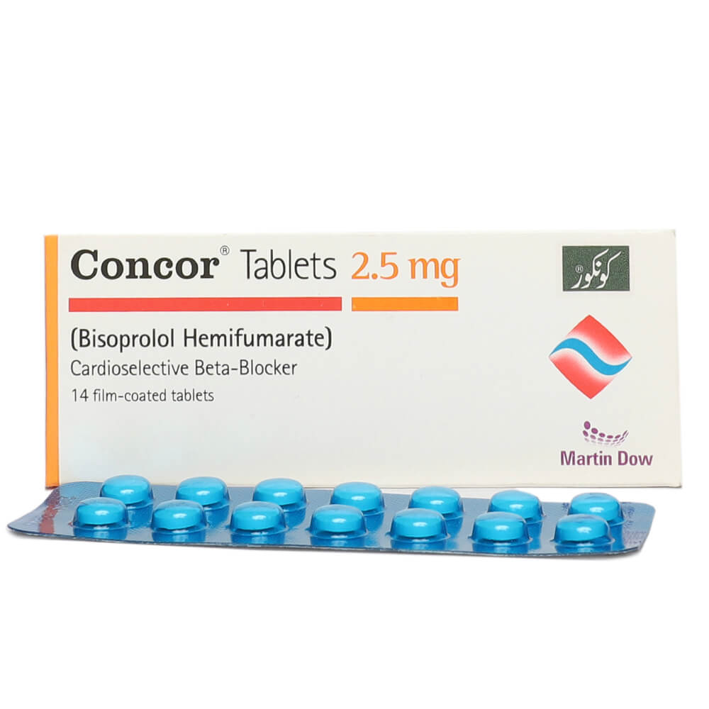 Concor 2.5mg Tab 14's