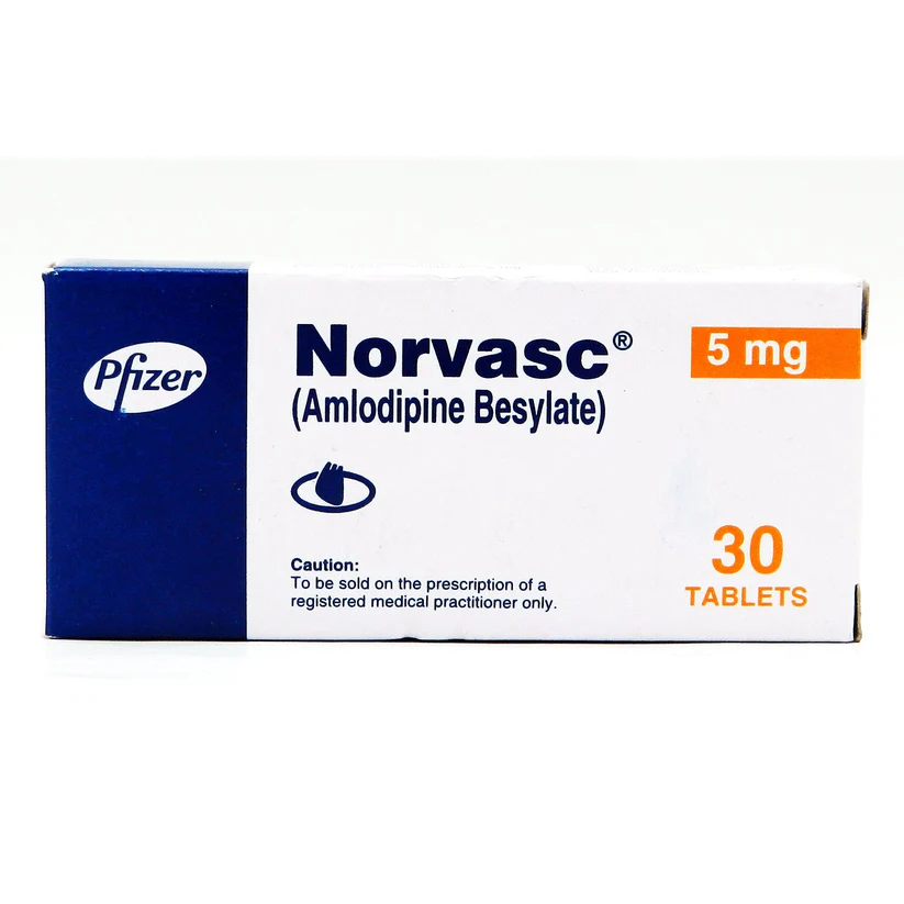 Norvasc 5mg Tab 30's