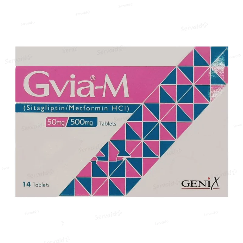 Gvia-M 50/500mg Tab 28's