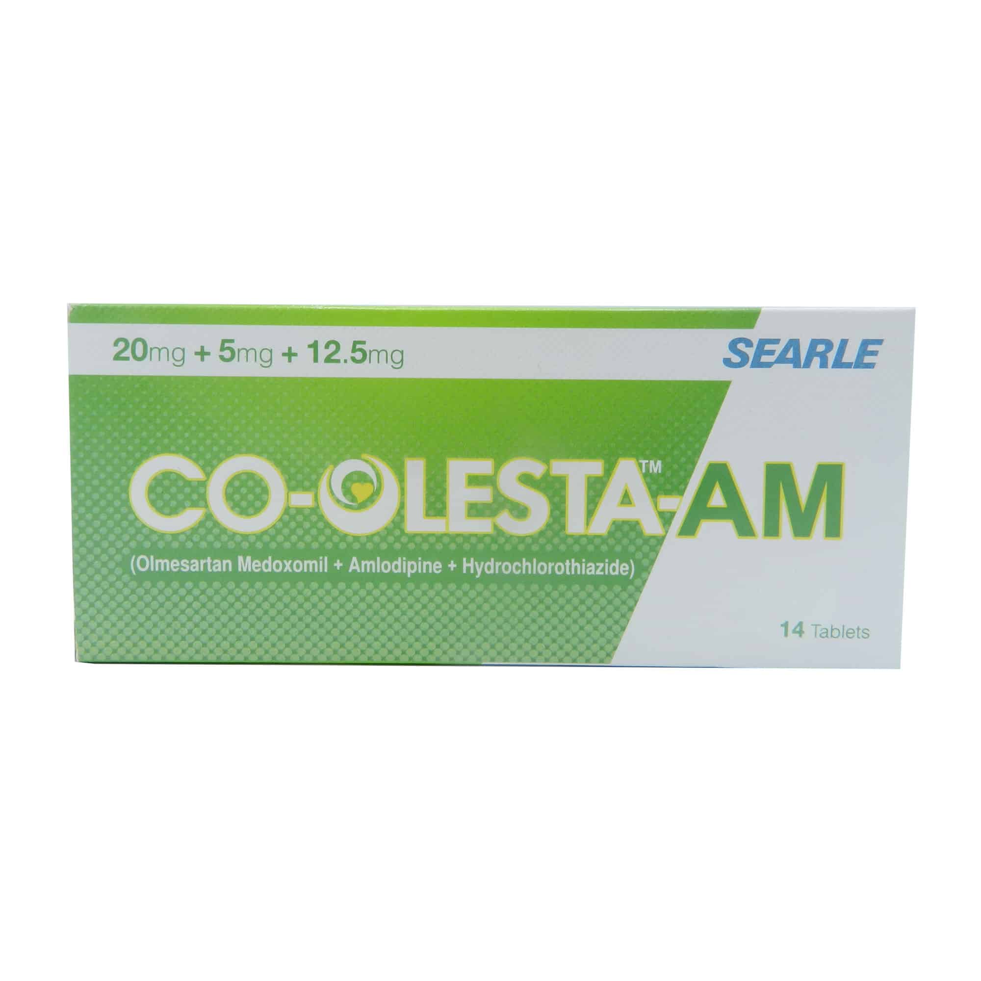 Co-Olesta  Am 20/5/12.5mg Tab 14's