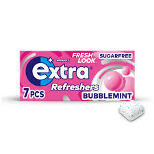 Extra Pink Bubble Gum Sugar Free Gum