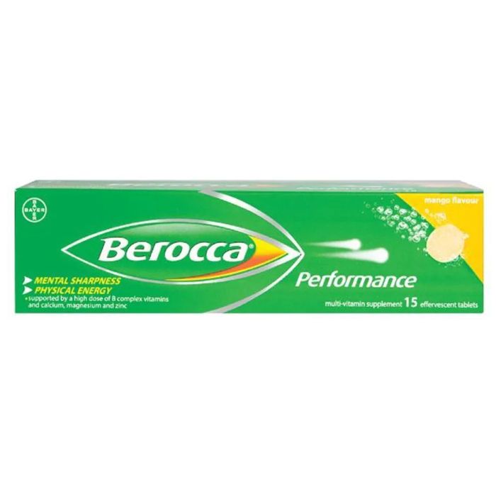 BEROCCA PERFOMANCE MANGO FLAVOUR 15'S