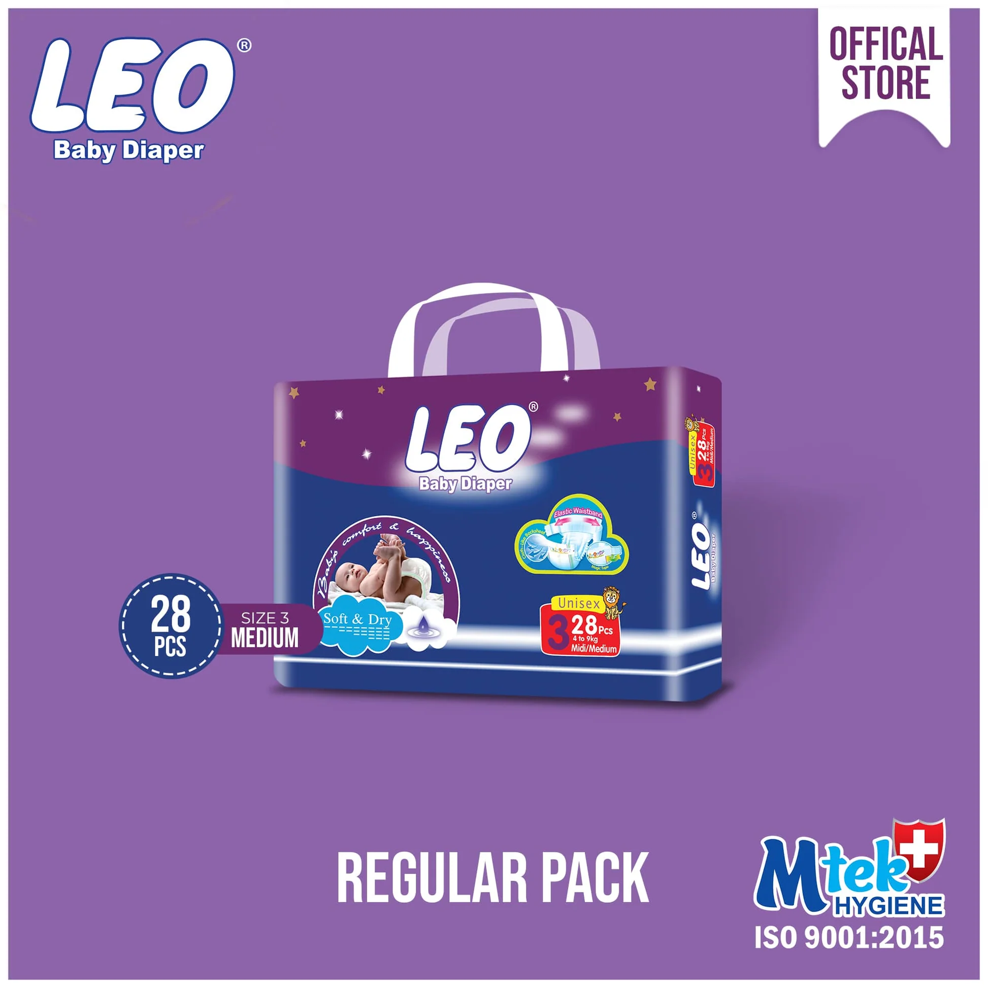 Leo Diaper #3 28'S