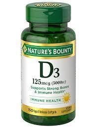 Nb D3 125cg (5000iu) 150's