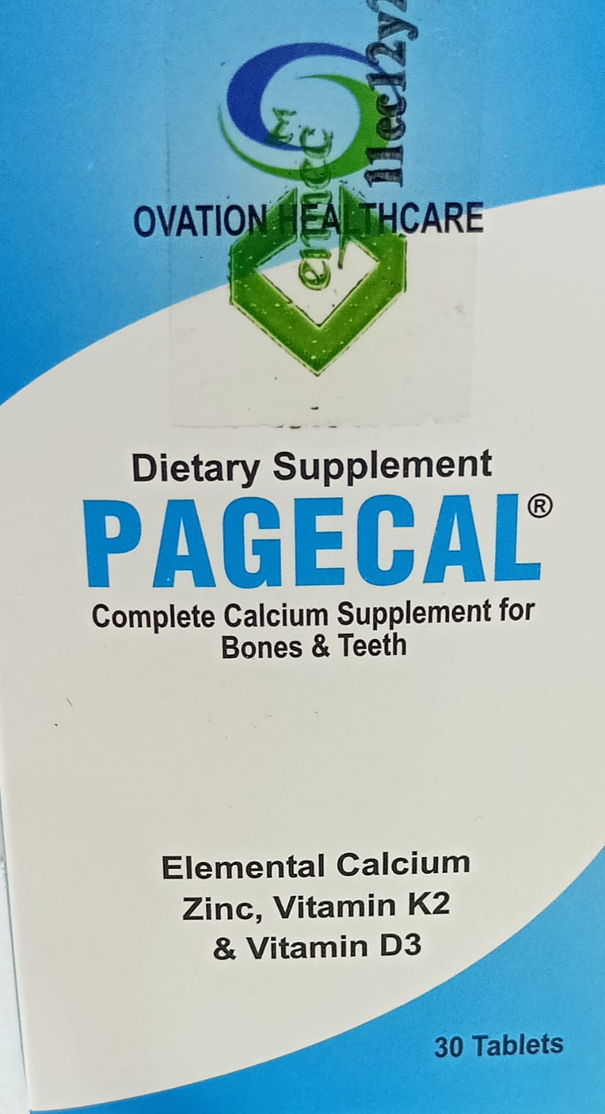 Pagecal Tab 30's Bottle