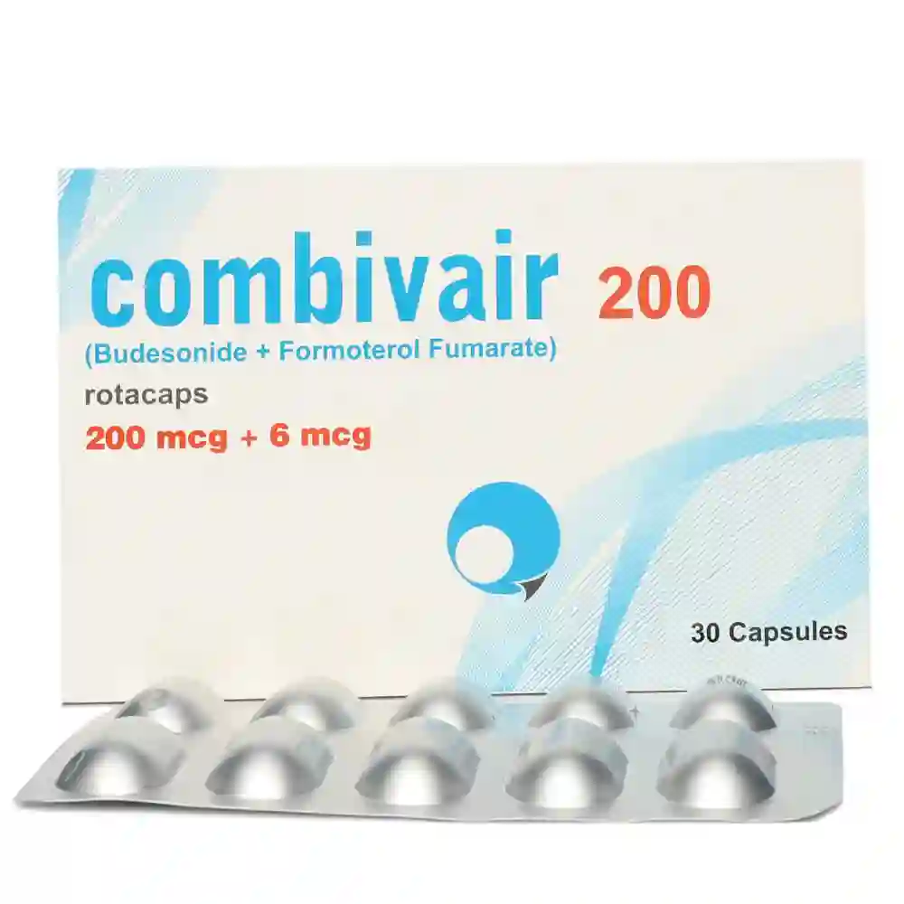 Combivair Rotacap 200/6mcg Cap 30's