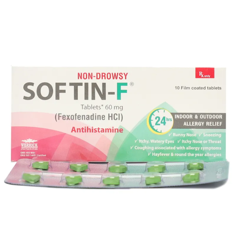 Softin-F 60mg Tab 10's