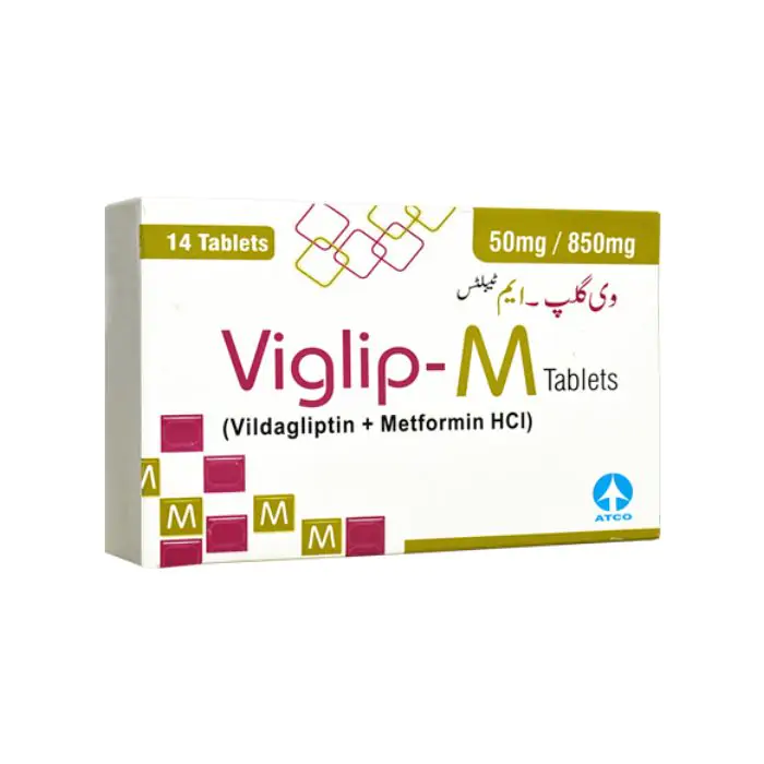 Viglip-M 50/850mg Tab 14's