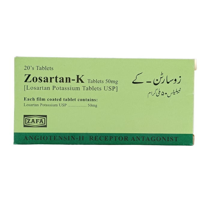Zosartan-K 50mg Tab 20's