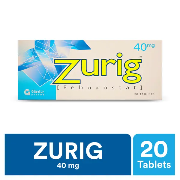 Zurig 40mg tab 20's
