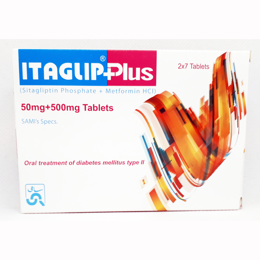 ITAGLIP PLUS 50MG+500MG TAB 14S