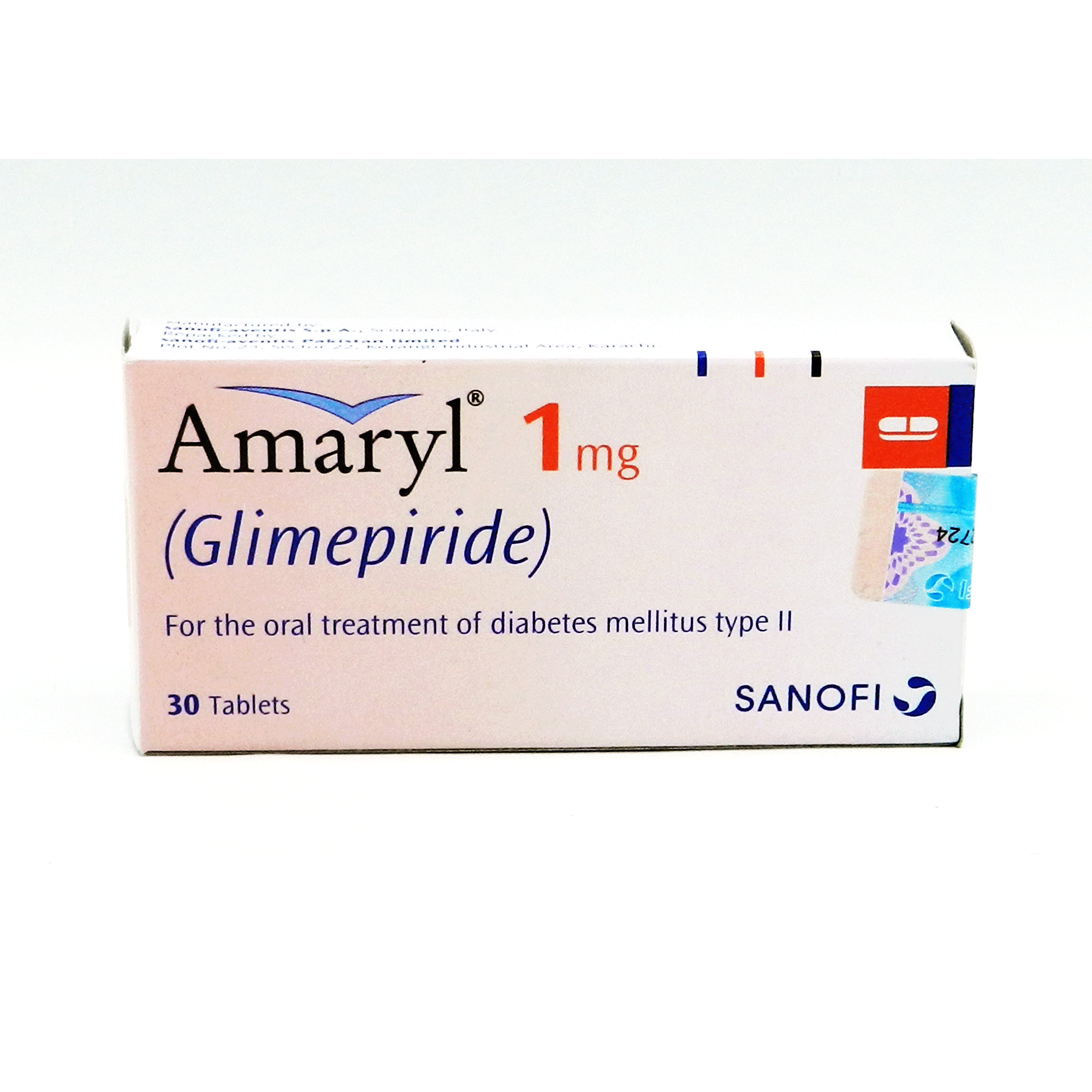 Amaryl 1mg Tab 30's