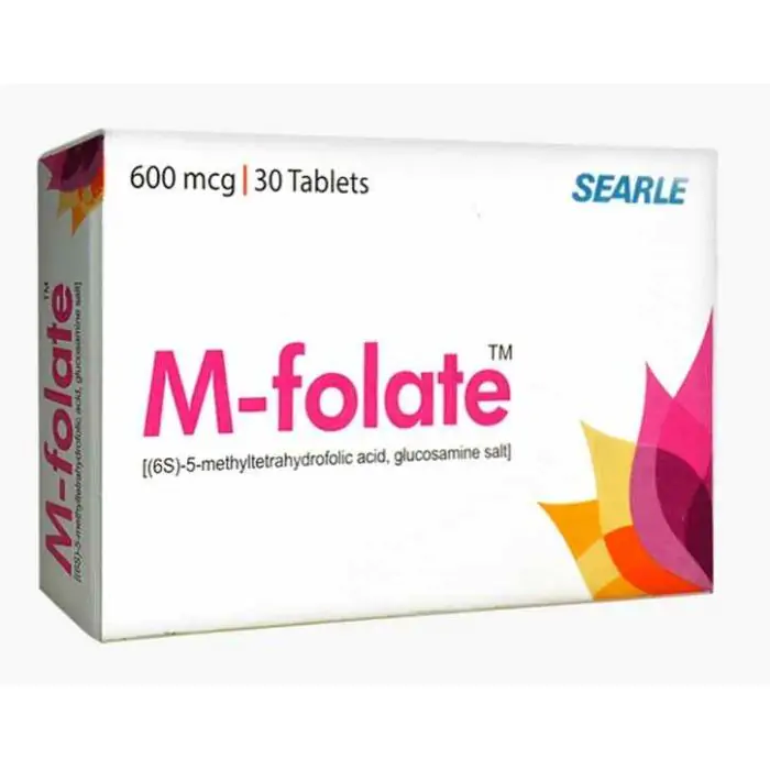 M Folate Od 600mcg Tab 30's