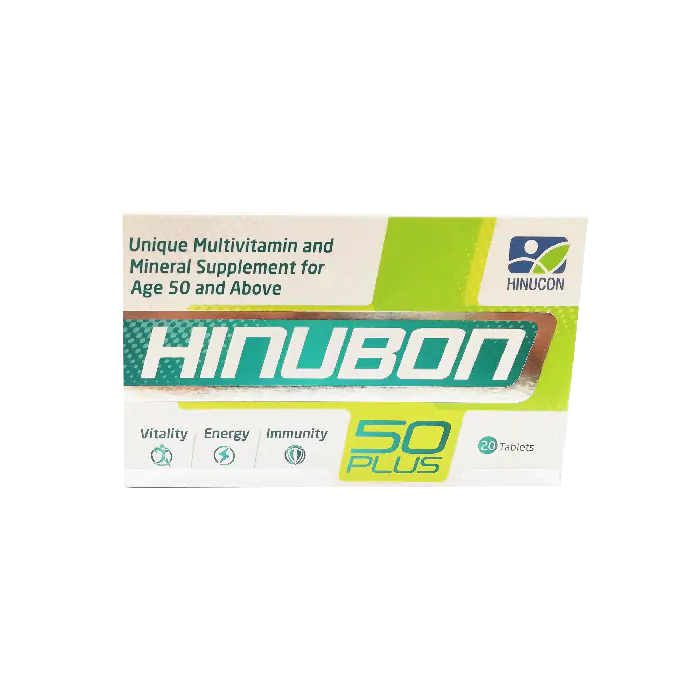 Hinubon Plus 50 Plus Tab 20's