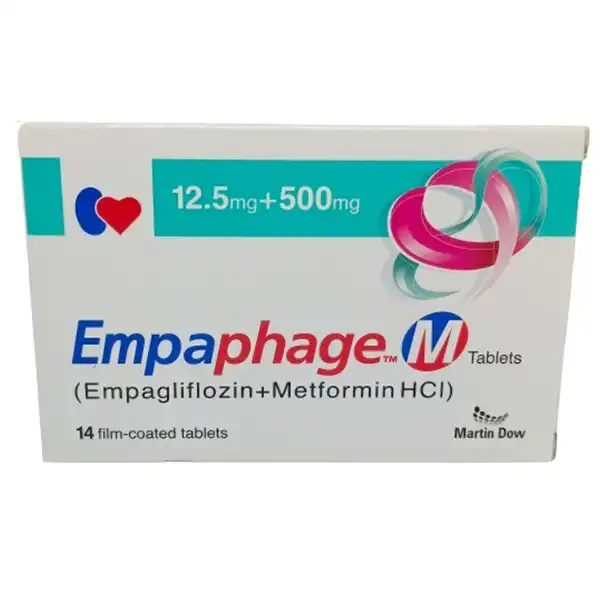 Empaphage-M 12.5/500mg 14's