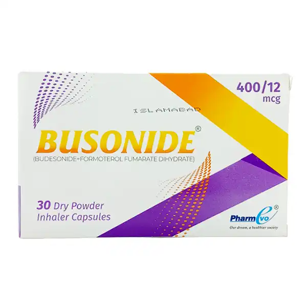 Busonide 400/12mcg Cap 30's