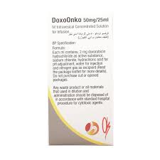 Doxo Onko 50mg Inj 25ml 1's