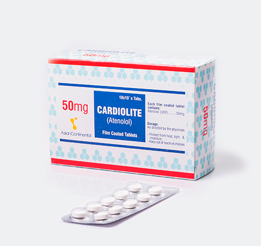 Cardiolite 50mg Tab 10's