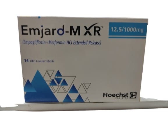 Emjard M Xr 12.5/1000mg Tab 14's