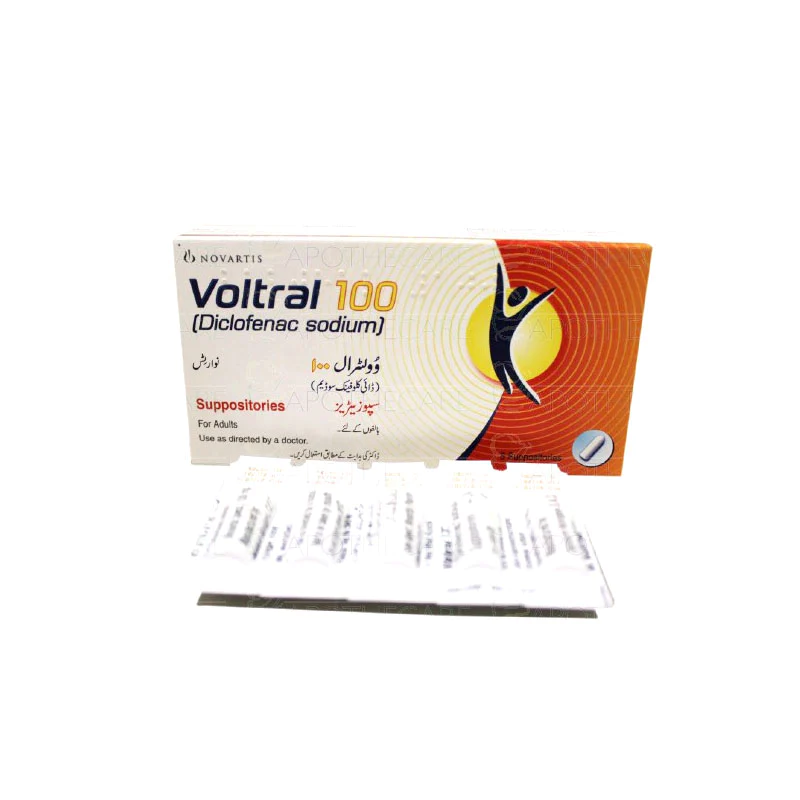 Voltral 100mg Suppos 5's