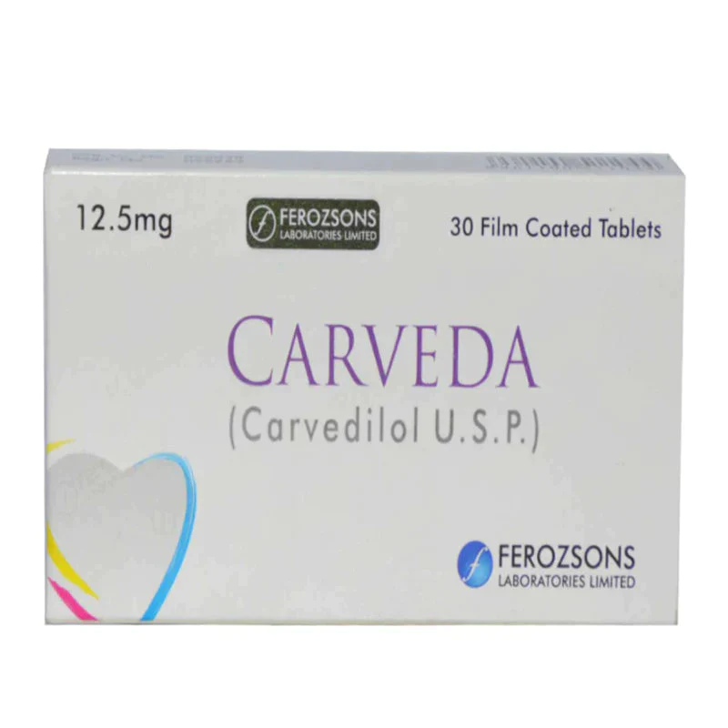 Carveda 12.5mg Tab 30's