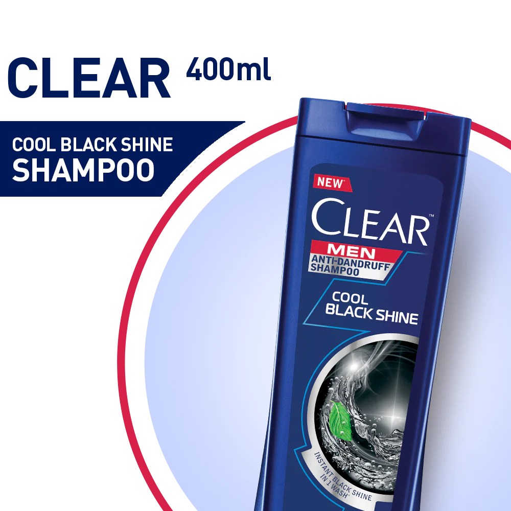 CLEAR SHAMPO BLACK 185ML