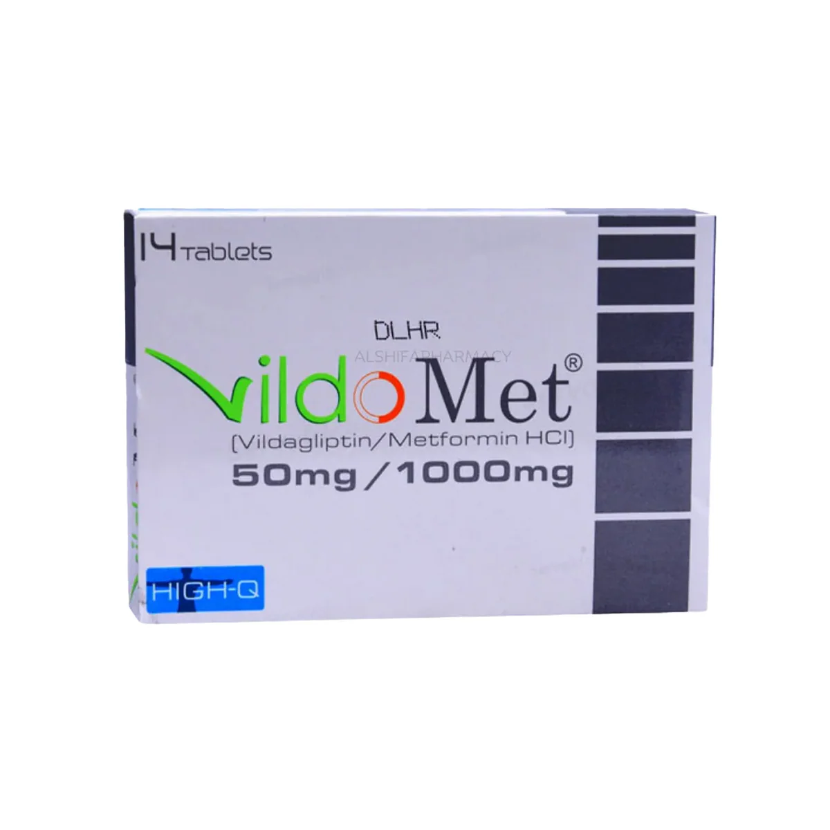 Vildomet 50/1000mg Tab 14's