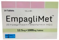 Empaglimet 12.5 mg + 1000mg Tab 14's
