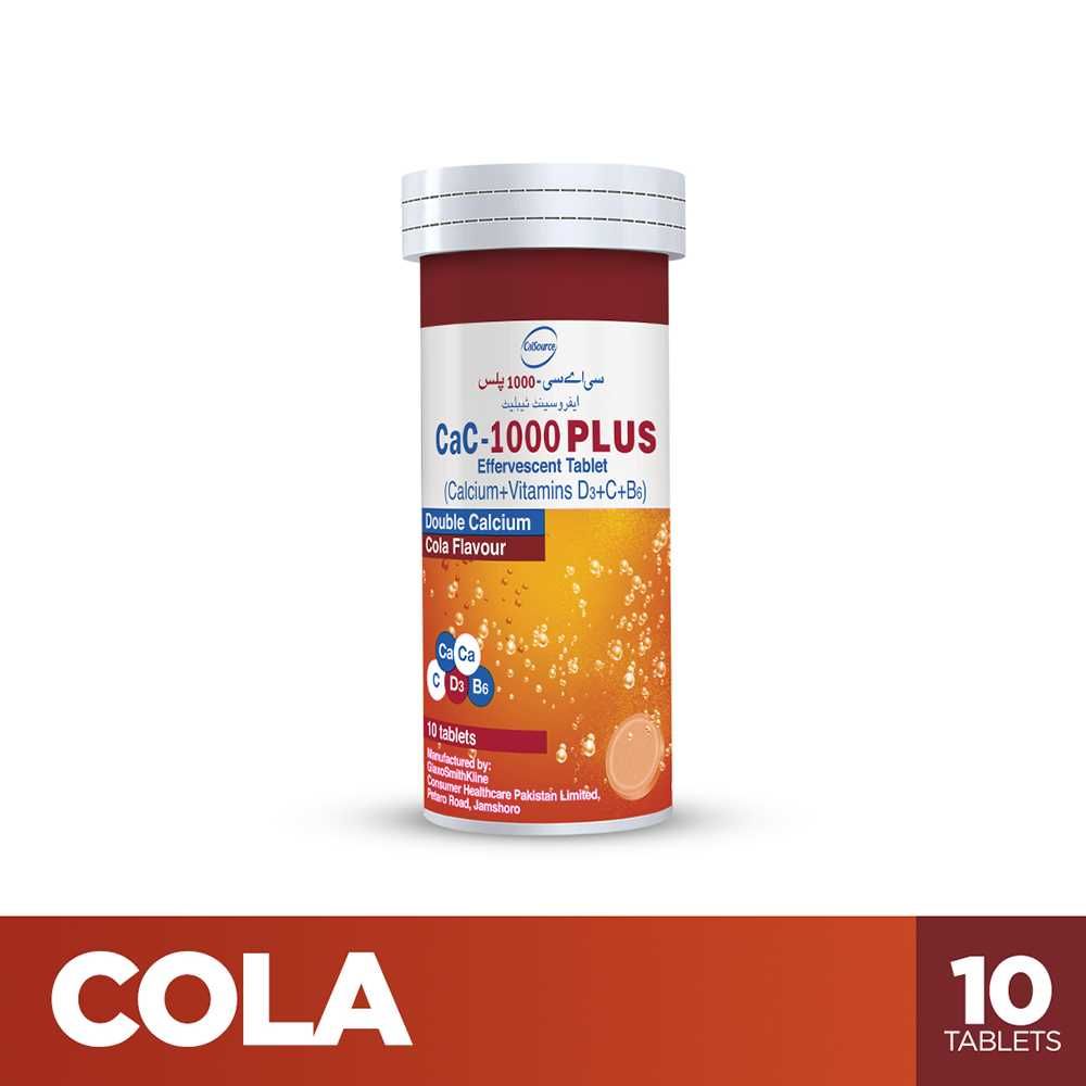 CAC PLUS COLA TAB 10'S