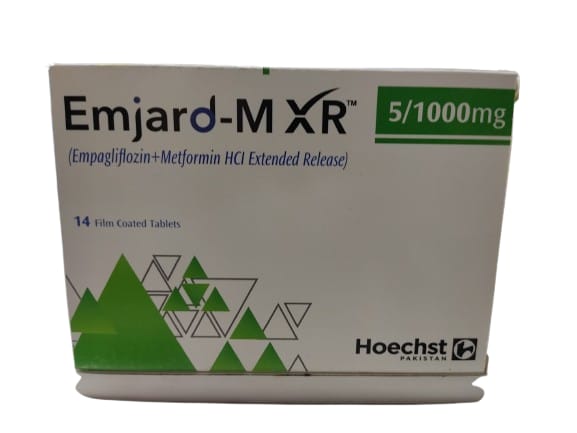 Emjard M Xr 5/1000mg Tab 14's