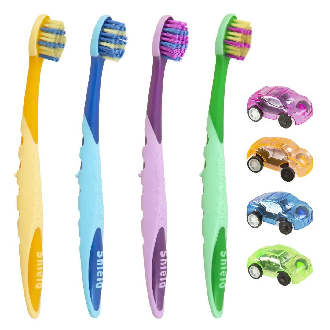 Shield Hippo With Toy Tooth Brush