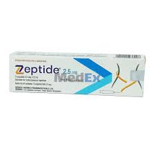 Zeptide 2.5mg 0.5ml Inj 1's