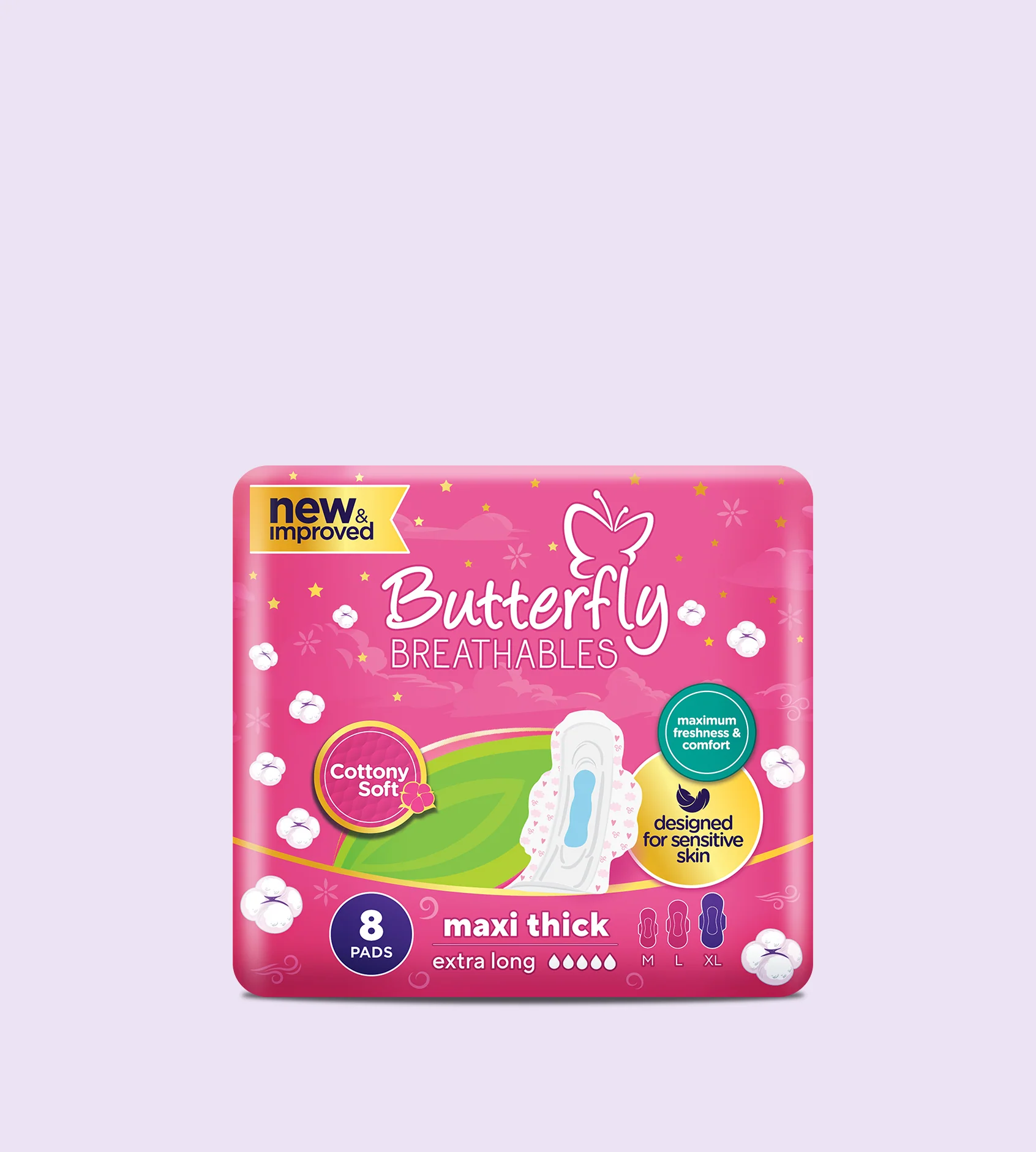Butterfly Cottony Soft Maxi Thick Xl