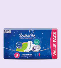 Butterfly Breathables Maxi Thick Xl 16's