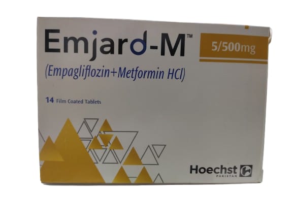 Emjard M 5/500mg Tab 14's